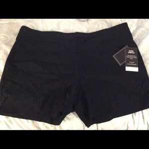 New Black Super Stretch Shorts Petite XL